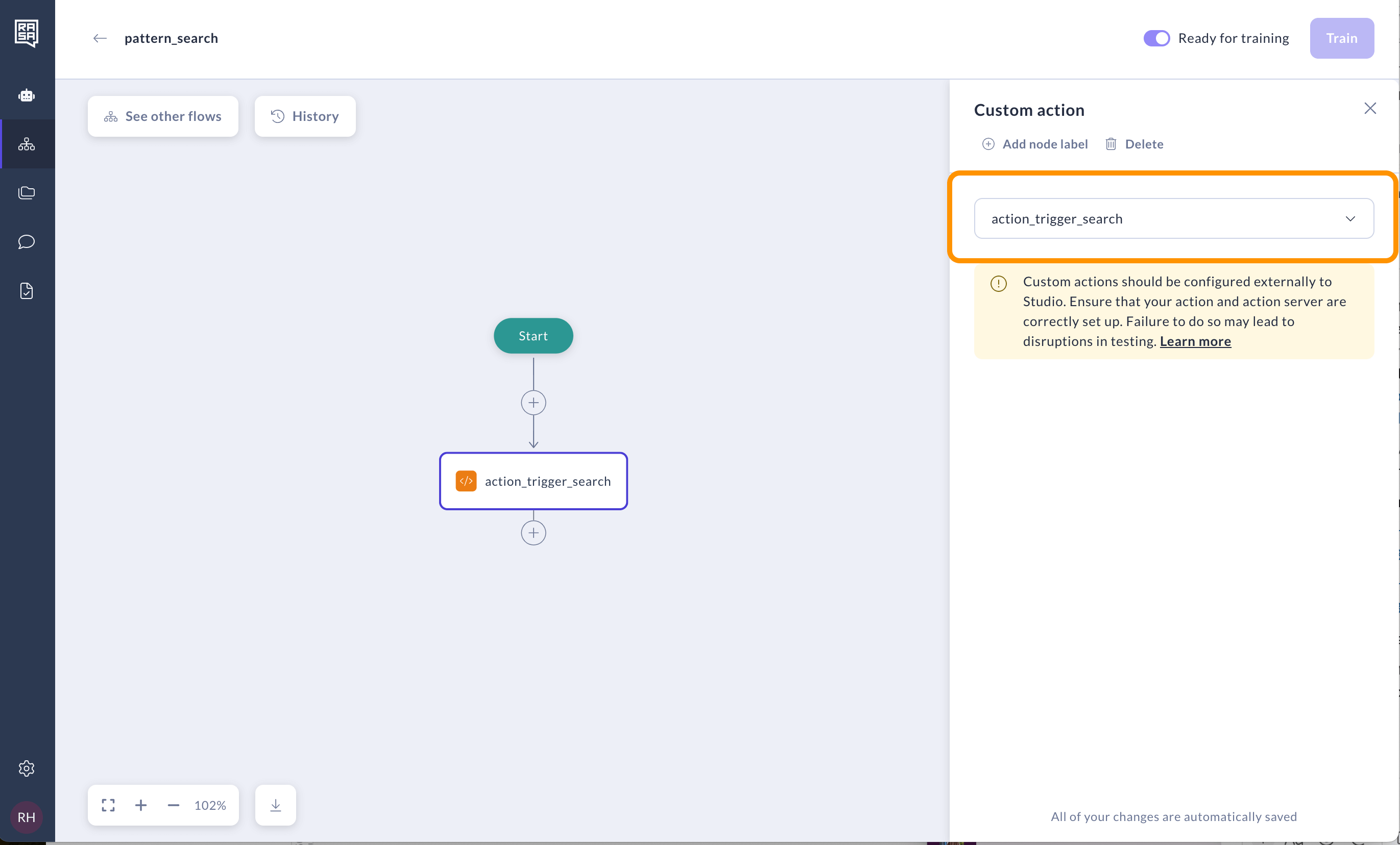 Add Custom Action Step in System Flows