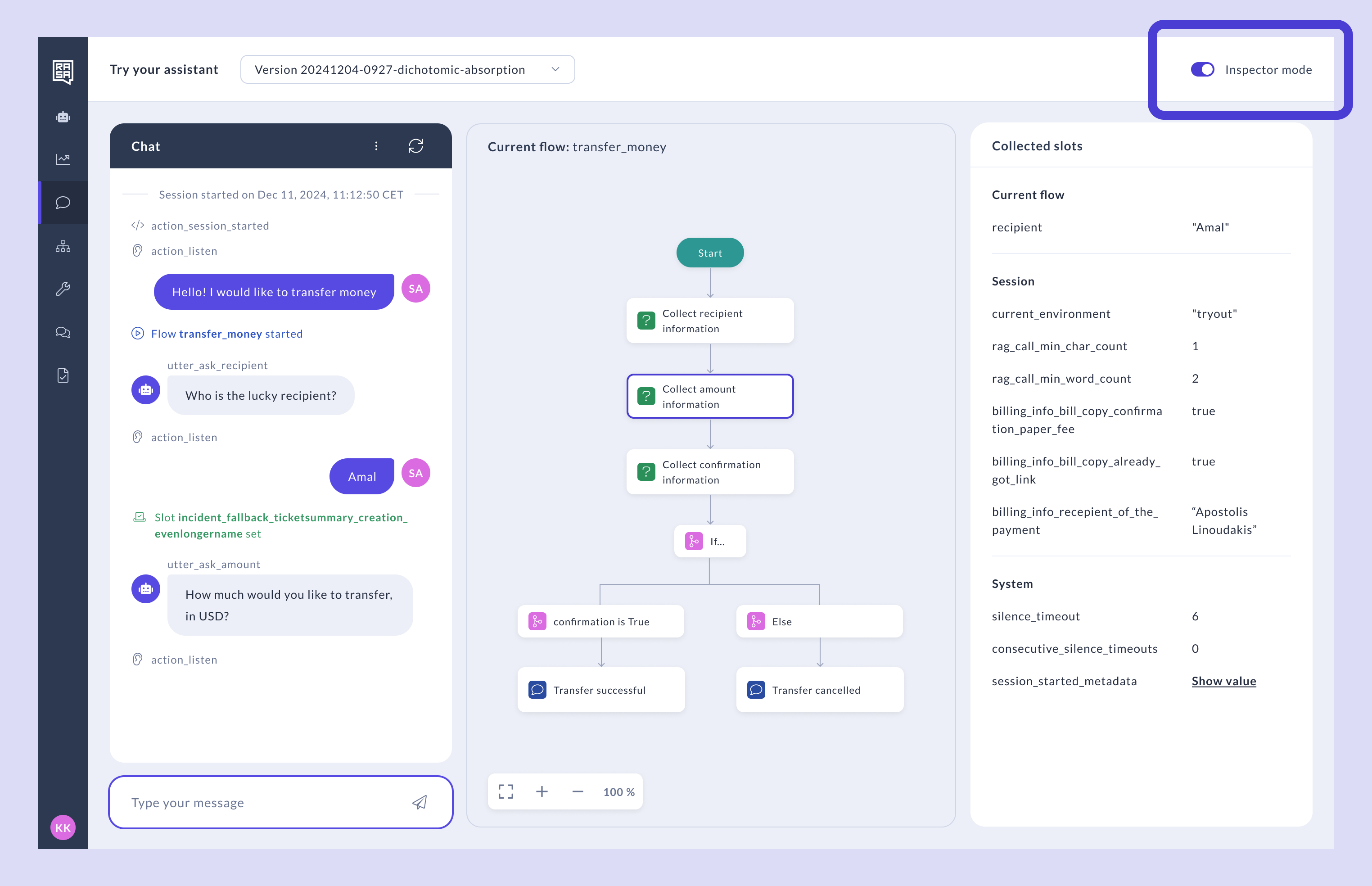 Enabling Inspector Mode